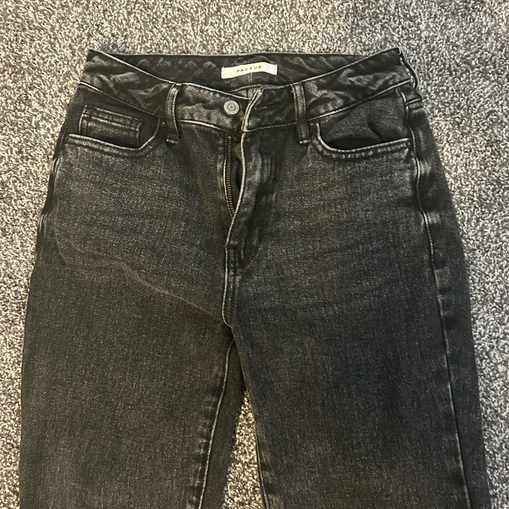 PacSun Dark Gray Women's Straight Leg Jeans